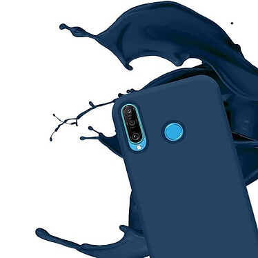 Avis Evetane Coque Huawei P30 Lite/ P30 Lite XL Silicone Liquide Bleue + 2 Vitres en Verre Trempé Protection écran