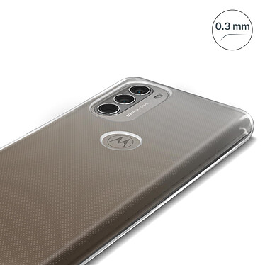 Avis Avizar Coque pour Motorola Moto G51 5G Silicone Souple Ultra-Fin 0.3mm  Transparent