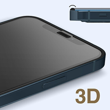 Avis Force Glass Verre Trempé pour iPhone 12 / 12 Pro Garantie à vie  Contour surélevé Noir