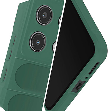 Avizar Coque pour Xiaomi Redmi Note 13 4G Antichoc Silicone Motif texturé 3D Vert Foncé pas cher