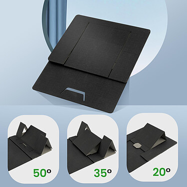 Acheter 4smarts Support bureau Tablette et Ordinateur Style Origami Pliable Inclinable  Noir