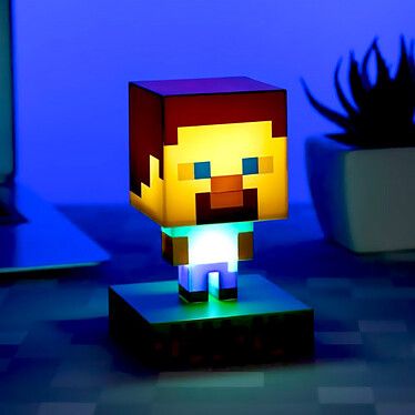 Avis Minecraft - Veilleuse 3D Icon Steve