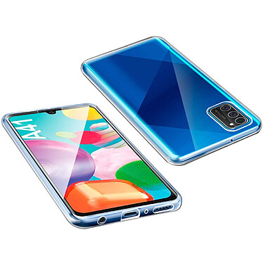 Evetane Coque Samsung Galaxy A41 360° intégrale protection avant arrière silicone transparente Motif pas cher