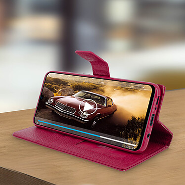 Acheter Avizar Housse Samsung Galaxy A70 Etui Protection Support Vidéo Rangement Carte rose