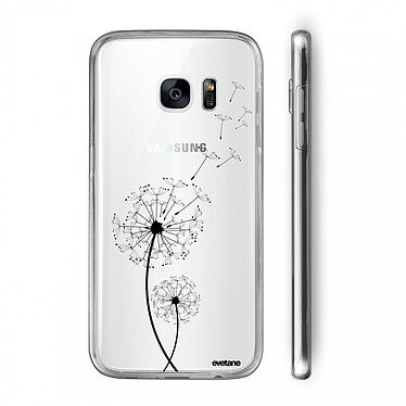 Evetane Coque Samsung Galaxy S7 360 intégrale transparente Motif Pissenlit Tendance pas cher