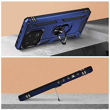 Acheter Avizar Coque pour Xiaomi 13 Pro Hybride Antichoc Bague Support Compatible Support Magnétique  Bleu Nuit