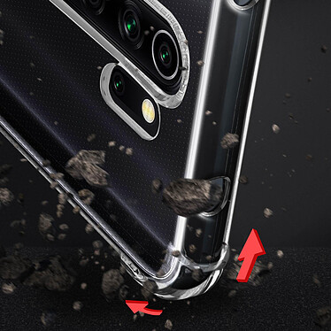 Avizar Pack Protection Xiaomi Redmi Note 8 Pro Coque + Film Verre Trempé Transparent pas cher