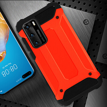 Acheter Avizar Coque Huawei P40 Design Relief Protection Bi-matière Antichute 1,8m orange