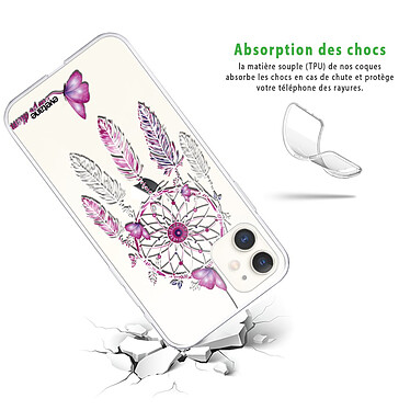 Avis Evetane Coque iPhone 11 silicone transparente Motif Carpe diem ultra resistant