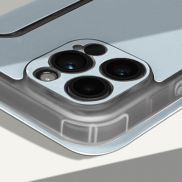 Acheter Avizar Etui pour iPhone 14 Pro Max Clapet Magnétique avec Porte Carte  bleu pâle