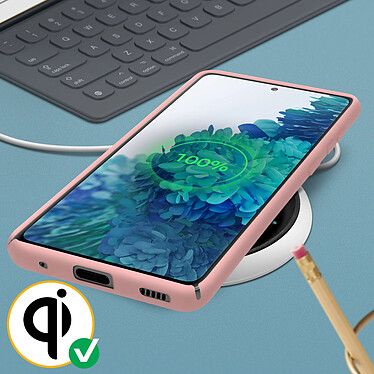 Acheter Avizar Coque Galaxy S20 FE Semi-rigide Soft Touch Compatible QI rose