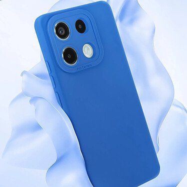 Avizar Coque pour Xiaomi Redmi Note 13 Pro 5G Silicone Protection Caméra Bleu pas cher