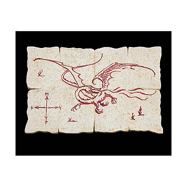 Le Hobbit - Aimant Dragon Map