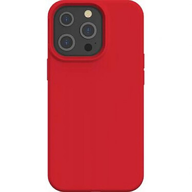 BigBen Connected Coque pour iPhone 13 Pro Rigide en Silicone Soft Touch Rouge