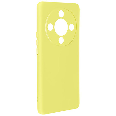 Avizar Coque pour Honor Magic 6 Lite 5G Semi-rigide Soft-touch Anti-traces Jaune