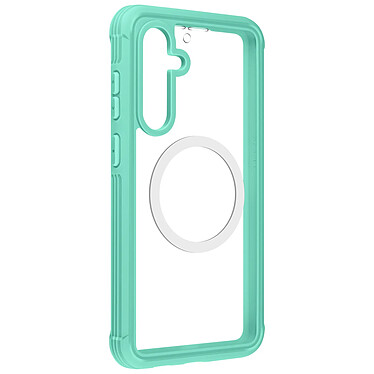 Redpepper Coque MagSafe pour Samsung Galaxy S23 FE Waterproof Anti-choc Vert Pâle