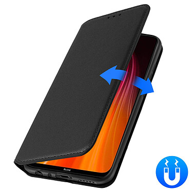 Avizar Housse Xiaomi Redmi Note 8 et Note 8 2021 Portefeuille Fonction Support Noir pas cher