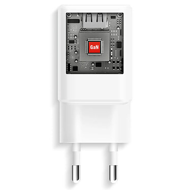 Acheter Swissten Chargeur Mural 2 USB C GaN 65W + USB 18W Charge Rapide Design Compact Blanc