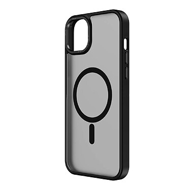 Muvit Coque pour iPhone 15 Plus avec Anti-scratch Compatible MagSafe Noir