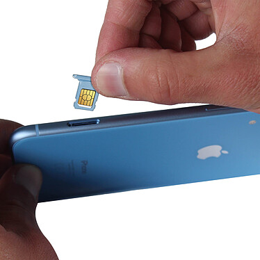 Avis Avizar Tiroir carte Nano SIM Apple iPhone XR Adaptateur remplacement - Bleu