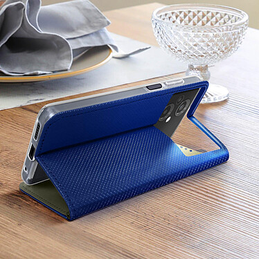 Avis Avizar Étui pour Xiaomi Poco M5 avec Clapet Porte-carte Fonction Support  bleu