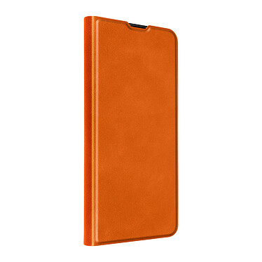 Avizar Étui Xiaomi Redmi 10A Clapet Multifonction Double Fermoir Magnétique  orange