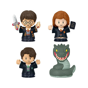 Harry Potter - Pack 4 mini figurines Fisher-Price Little People Collector Chambre des Secrets 6