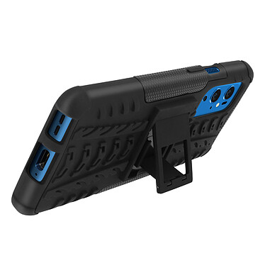 Acheter Avizar Coque OnePlus 9 Protection Bi-matière avec Béquille Support Noir
