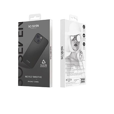 Avis So Seven Coque pour iPhone 13 Mini SMOOTHIE RECYCLE Noir