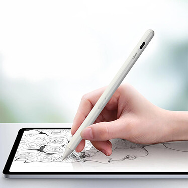 Acheter LinQ Stylet pour iPad Haute Sensibilité Rejet de Paume Autonomie 12 Heures  Blanc