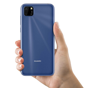 Acheter Clappio Cache Batterie pour Huawei Y5p Façade Arrière de Remplacement Bleu