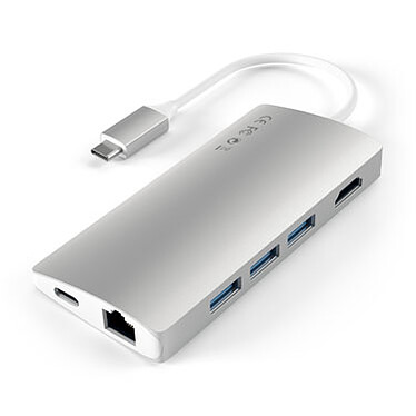 Avis Satechi Multiports USB-C 4K et Ethernet V2 Argent