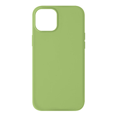 Avizar Coque iPhone 13 Silicone Semi-rigide Finition Soft-touch vert tilleul