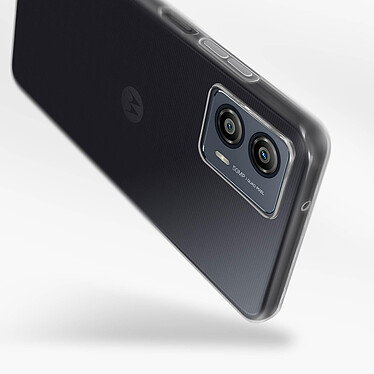 Avis Avizar Coque pour Motorola Moto G53 Silicone Gel Souple avec Verre Trempé Dureté 9H contour noir