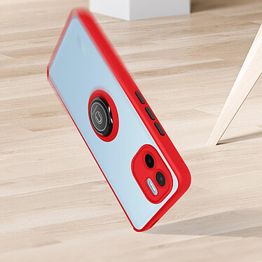Acheter Avizar Coque pour Xiaomi Redmi A1 et A2 Bi-matière Bague Métallique Support Vidéo  Rouge
