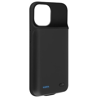 Avizar Coque pour iPhone 15 Protection 2en1 Batterie 6800mAh Connecteur USB C Noir