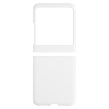 Avizar Coque pour Motorola Razr 40 Ultra Polycarbonate Rigide Soft Touch  Blanc