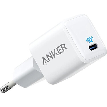 Anker Chargeur Secteur Powerport III Nano Power Delivery USB-C 20W Blanc