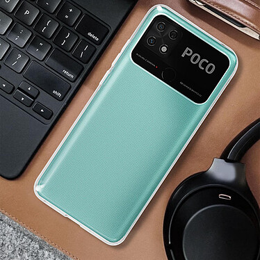 Avis Avizar Coque pour Xiaomi Poco C40 Silicone Gel Souple Ultra fine Anti-jaunissement  Transparent