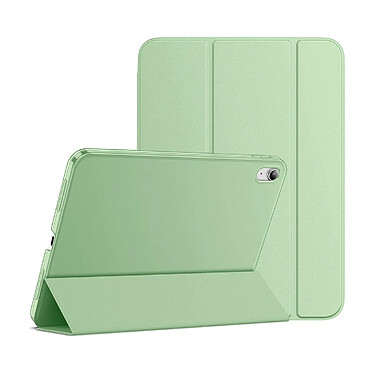 Evetane Étui Smart Cover iPad Mini (2021) 6eme Generation Vert à Rabat avec Support