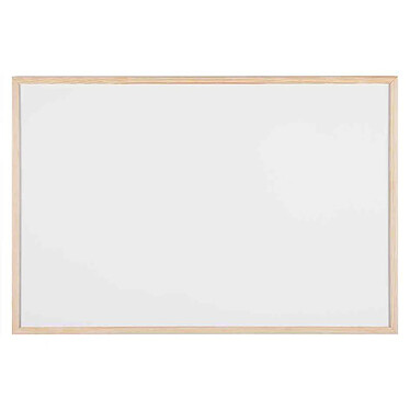 BI-OFFICE Tableau blanc, cadre en bois, (L)400 x (H)300 mm