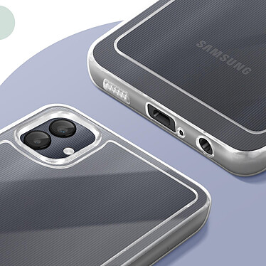 Avizar Coque pour Samsung Galaxy A05 Dos Rigide Coins Bumper  Transparent pas cher