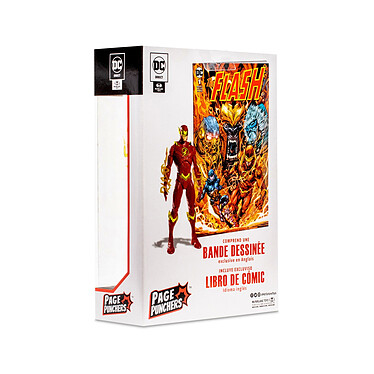 Acheter DC Direct - Figurine et comic book Page Punchers The Flash Barry Allen (The Flash Comic) 18 cm