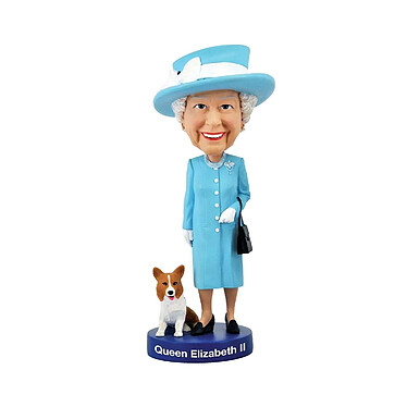 Célébrité - Figurine Bobble Head Queen Elizabeth II 20 cm