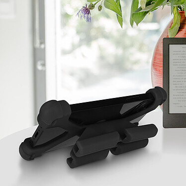 Acheter Avizar Coque pour Smartphone 5.3 à 6 pouces Universel Silicone Gel Bumper Fonction support  Noir