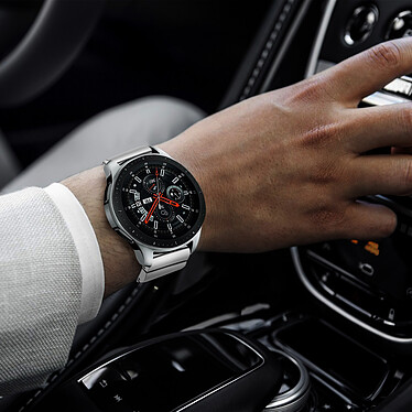 Avis Avizar Bracelet Samsung Galaxy Watch 46 mm maillons en acier - argent