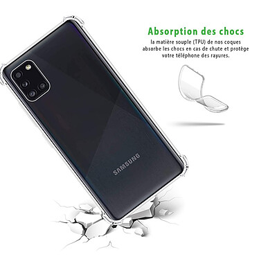 Evetane Coque Samsung Galaxy A32 4G Anti-Chocs avec Bords Renforcés en silicone transparente Motif pas cher