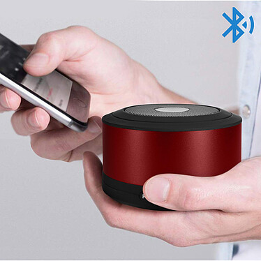 Avis Avizar Enceinte Bluetooth avec Microphone et indicateur LED Autonomie 3H Venus Rouge