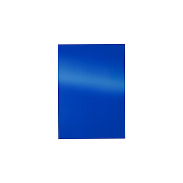 PAVO Boîte de 100 Plats de couverture Reliure Chromolux 250g Brillant A4 Bleu