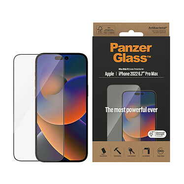 Avis PanzerGlass Verre de protection Cristal Clear pour iPhone 14 Pro Max